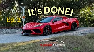 Восстановление моей разбитой/поврежденной Corvette C8, часть 2, завершено! Финальное видео.