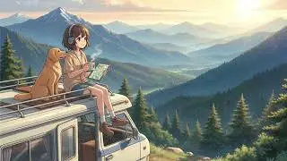 MORNING VIBES ☕ Lofi Hip Hop Mix - Calm Energy for Road Trip Planning