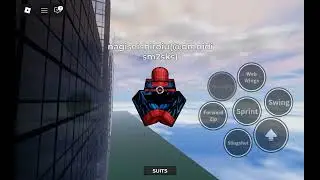 Spiderman skill  suit #roblox  #isagi  gameplay