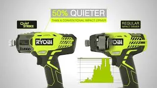 18V ONE+ Quiet Strike Impact Driver   R18QS   Ryobi