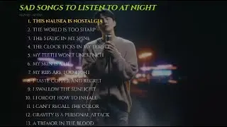 😢💔Sad Music song The Clock Ticks in My Temple - Lyric full playlist for listen To Night when stress