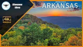 🌍 Arkansas | USA 🇺🇸 | Through A Drone's Eye | 4K Drone Footage | Mind Relaxing 👁&zwj;🗨
