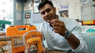 INGCO 4V LI CORDLESS SCREWDRIVER-CSDLI0402| UNBOXING|DISTRIBUTOR-SHETH INDUSTRIAL CORPORATION-BENGAL