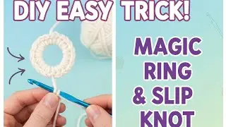 The EASIEST Magic Ring Trick for Beginners | No More Loose Crochet Starts!