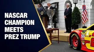 LIVE: President Trump Honours Joey Logano for Winning 2024 NASCAR Championship