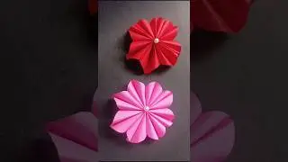 paper flower making part -3/handmade color paper flower #diy #colorpaperflower#papercraft