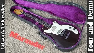 Демо-версия Gibson Marauder Wine Red 1975 года | Фантастическая гитара!
