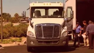 The Berry Man' s new Freightliners.