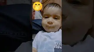 Viraj is Sick.. cough syrup tastings Reaction 😀😂#sick #cutebaby #meditation #ytshorts #fun #love