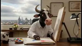 Paired with cattle and horses, work is not tiring
