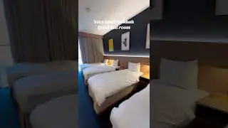 Voco hotel Makkah quad bed room.