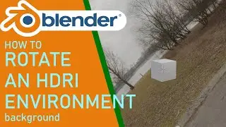 Blender how to rotate an hdri environment background