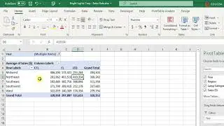 Creating Custom Tables in Excel