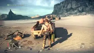Mad Max - Vantage Outpost Blackmaws Revealed: History Relic, Max Eats Gecko, Collect Scrap Gameplay