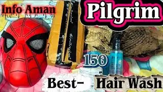 Pilgrim Korean Rice Water Hair Wash Unboxing Review  | Pilgrim Hairwash | Info_Aman