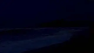 Soothing Ocean Waves at Night | Dark Sea White Noise for Stress Relief and Peaceful Sleep