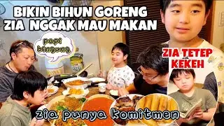 MASAK BIHUN GORENG PAPI BINGUNG ZIA  NGGAK MAU MAKAN🥴 ZIA KOMITMEN NYA SANGAT KUAT👍🏻