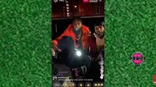 Lil TJay getting arrested by police .