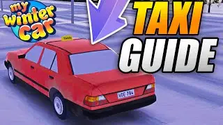 How to GET TAXI NUMBER & GET TAXI JOB & TAXI CAR MERCEDES FULL GUIDE - My Winter Car