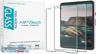 HPTech 2 Pack Tempered Glass For Google Pixel 2 XL Screen Protector Easy