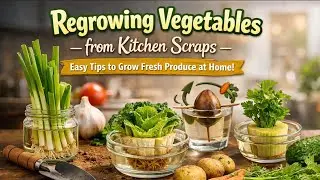 Regrowing Vegetables from Kitchen Scraps | Grow Fresh Food at Home Easily