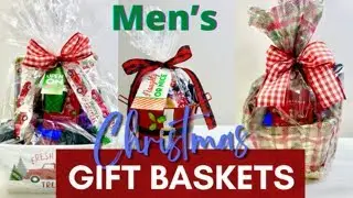 Christmas Gift Baskets for Men!!~LAST MINUTE AFFORDABLE BASKETS!