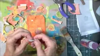 Cat Hand Mixed Media Morsels #24 and #3-SMASH!