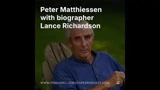 Peter Matthiessen with biographer Lance Richardson