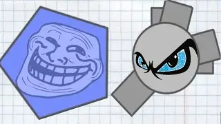 DIEP.IO EPIC TROLLING  ( Alpha pentagon VS Fallen Boster )