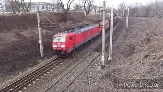 BR189 020-1 DB CARGO Deutschland Z TABLOTAMI || Okolice Starego Miasta || Linia D29-273 || Głog&oacute;w