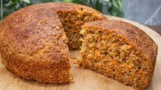 هویج و جوی دوسر!! بدون آرد و شکر! کیک سالم و رژیمی در ۱۰ دقیقه!