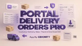 Odoo Portal Delivery Orders Pro | Track & Download Customer Delivery Slips in Odoo Website Portal
