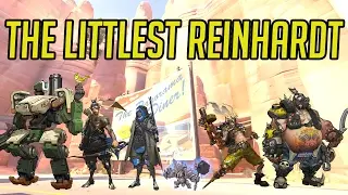 Reinhardt being played by someone who sounds tiny | OVERWATCH feat. JUNKRAT!