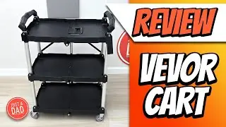 VEVOR 3 Shelf Foldable Cart REVIEW