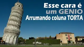 Voltando coluna no plumo, como acertar coluna torta