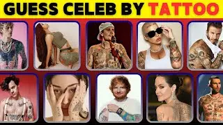 Guess the Celebrity Tattoos | Top 50 Celeb with Unique Tattoos | White Crow Quiz
