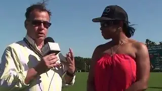 Gayle Bass at the International Polo Club on SidelinesTV