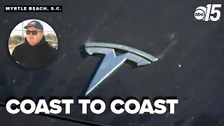 Man travels coast to coast in Tesla using self-driving technology