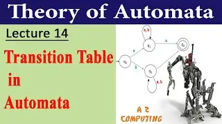 Lecture 14 _ Transition Table in Automata with examples in urdu/hindi