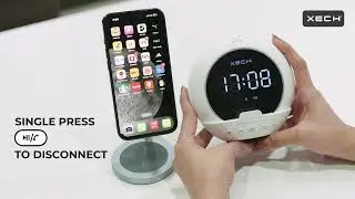XECH Ellipse | How to Use Bluetooth Speaker with Digital Clock, Alarm Pen & Phone Holder #yt #shorts