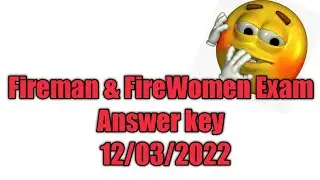 Fireman answer key 2022