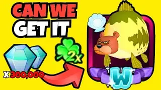 Spending 300,000 Gems to get Shiny Wumbo SEA BEAR in SpongeBob tower defense