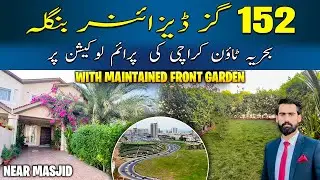 152 Sq Yards Precinct 11B Villa Near To Masjid & Hill Top Prime Location Bahria Town Karachi 