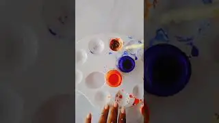 How to make brown colour 🤎#shortsfeed #shortvideo #shorts #browncolor #colourmixing #diycrafts #diy