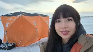 Ice fishing! The Best Family Outdoor Show is live!