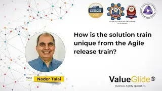 How is the solution train unique from the Agile release train in SAFe?