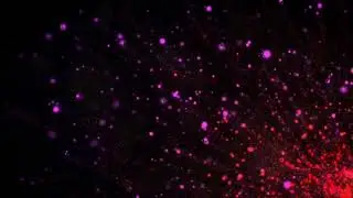 Motion Graphics Glowing Light Particles Under Ice In Water Animated Background 1 hour