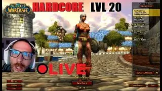 🐱&zwj;👤 DEATH=DELETE on HARDCORE CLASSIC WOW - Defias Pillager Server - 🐱&zwj;🏍 PALADIN LVL20