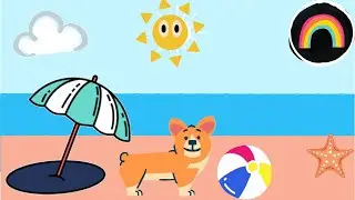 Puppy Adventures | Baby Sensory |Adventure Dog and Bouncy Ball | High Contrast Baby Video