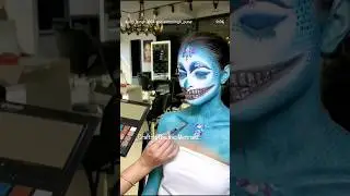 Crafting Gauthic Mermaid | Fantacy Makeup | Body Painting |